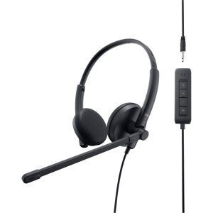 Dell WH1022 Black Stereo USB Headset