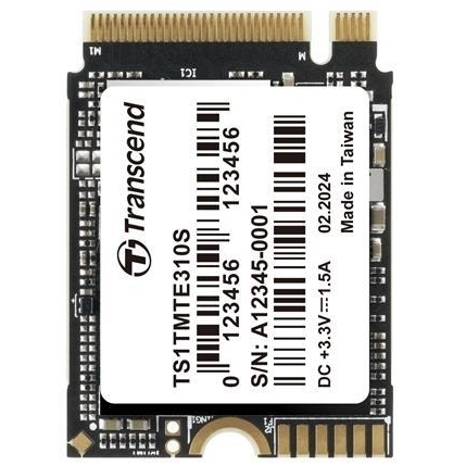 Transcend 2 TB MTE310S PCI-E GEN 4x4 M.2 2230 SSD 3D NAND - 5000 MB/s Read 4000 MB/s Write - 1200 TBW