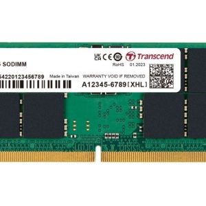 TRANSCEND JET MEMORY 8GB DDR5-5600 SO-DIMM 2RX8 CL46 (1Gx16)x4