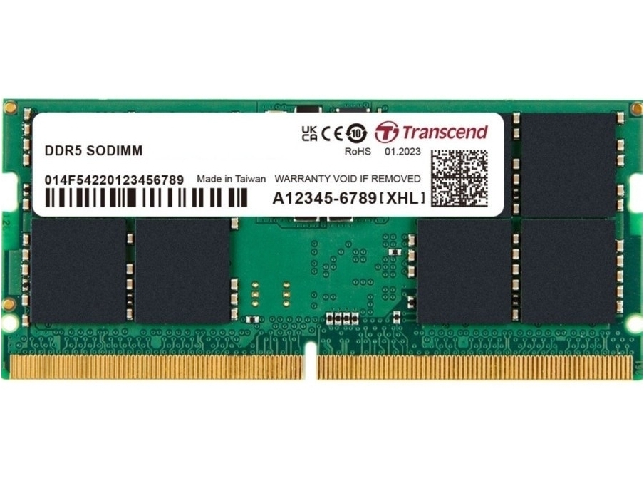 TRANSCEND JET MEMORY 8GB DDR5-5600 SO-DIMM 2RX8 CL46 (1Gx16)x4