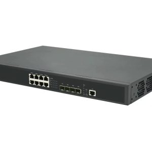 L3 Managed, Single AC PSU, 370W PoE Budget