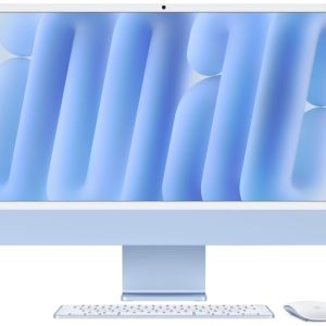 24-Inch IMAC With Retina 4.5K Display: Apple M4 Chip With 10‑Core Cpu And 10‑Core Gpu, 16Gb, 256Gb SSD - Blue