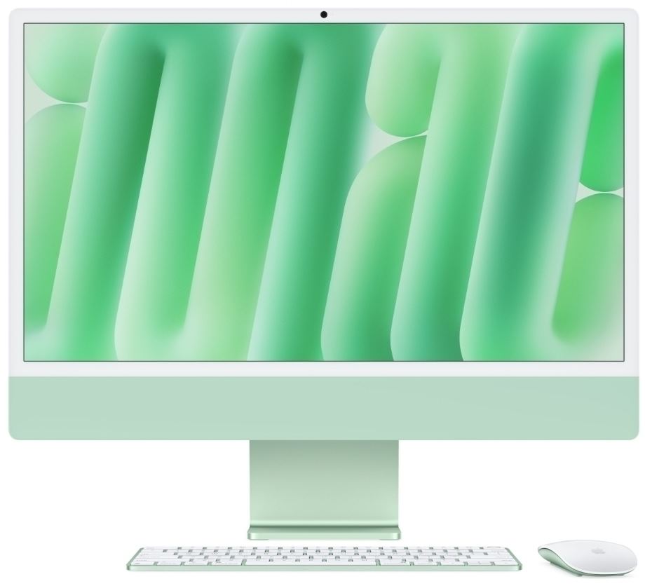 24-Inch IMAC With Retina 4.5K Display: Apple M4 Chip With 10‑Core Cpu And 10‑Core Gpu, 16Gb, 512Gb SSD - Green