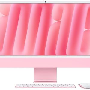 24-Inch IMAC With Retina 4.5K Display: Apple M4 Chip With 10‑Core Cpu And 10‑Core Gpu, 16Gb, 256Gb SSD - Pink