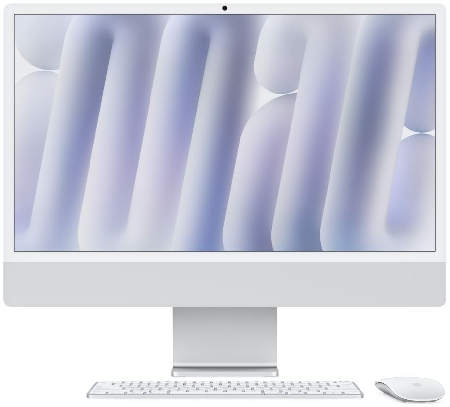 24-Inch IMAC With Retina 4.5K Display: Apple M4 Chip With 8‑Core Cpu And 8‑Core Gpu, 16Gb, 256Gb SSD - Silver