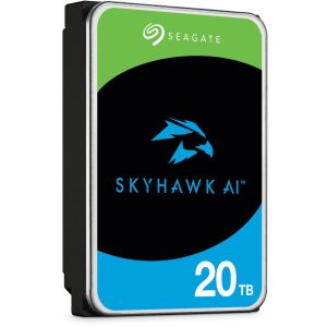 Seagate Skyhawk AI ST20000VE003 20TB 3.5'' HDD Surveillance Drives; SATA 6GB/s Interface; 512MB Cache; RPM: 7200; 512e; 5 Year l