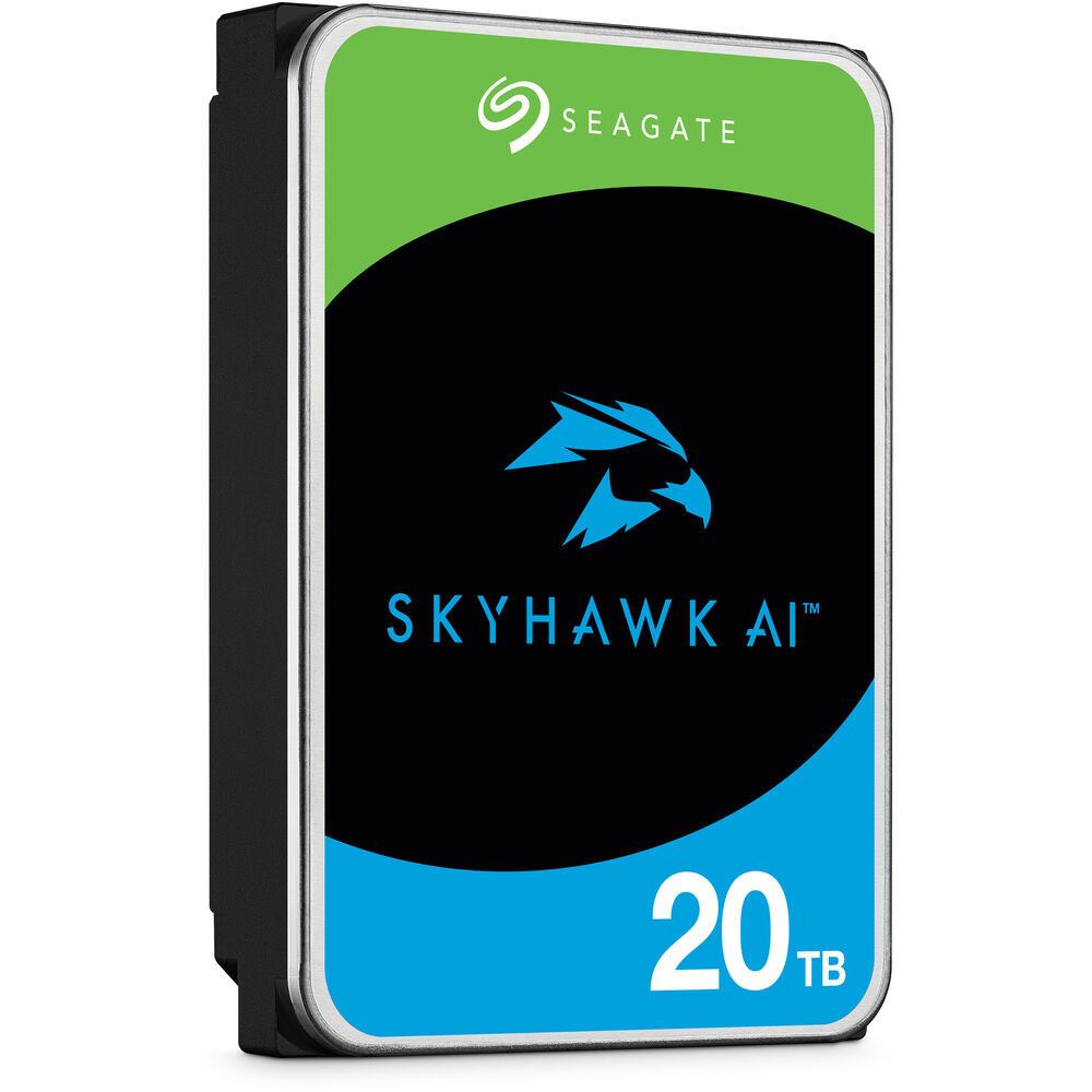 Seagate Skyhawk AI ST24000VE002 24TB 3.5'' HDD Surveillance Drives; SATA 6GB/s Interface; 256MB Cache; RPM: 7200; 512e; 5 Year l