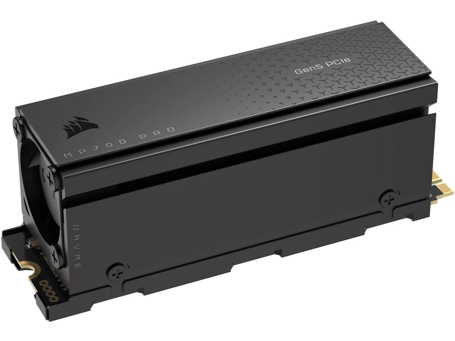 Corsair MP700 PRO 2TB M.2 NVMe PCIe Gen. 5 x4 SSD with Cooler; Read Up To 12 400MB/s; Write up to 11 800MB/s