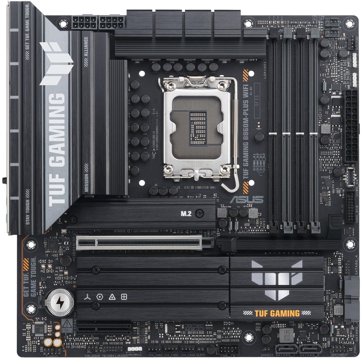 ASUS Motherboard/mATX/LGA1851/4xDDR5/Max.256GB/3xM.2/4xSATA/1xPCIe5*16/1xPCIe4*16/1xHDMI/1xDP/1xType-C/RAID/WiFi7/