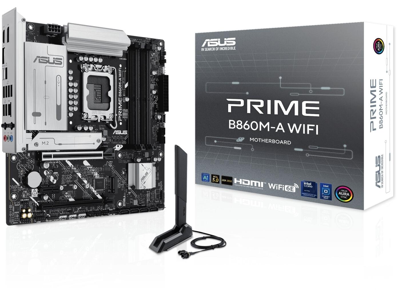 ASUS Motherboard/mATX/LGA1851/4xDDR5/Max.256GB/2xM.2/4xSATA/1xPCIe5*16/1xPCIe4*16/1xPCIe4*1/1xHDMI/2xDP/RAID
