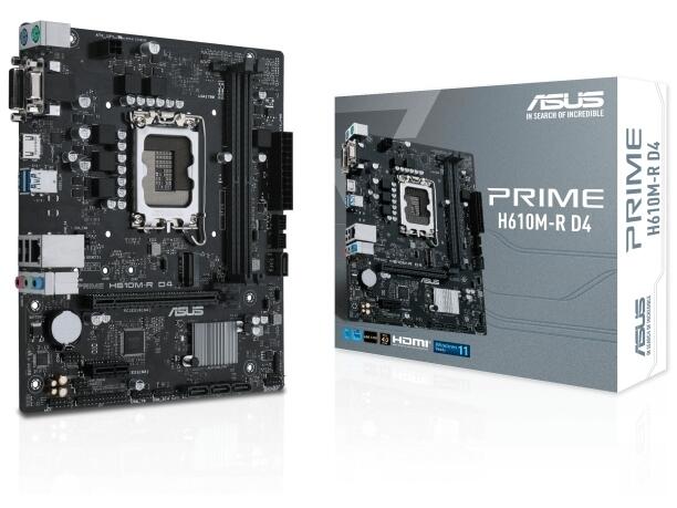 ASUS Motherboard/LGA1700/12/13/14Gen/DDR4/1xM.2/4xSATA/1xPCIe4x16/1xPCIe3x1/ D-Sub/HDMI/DVI/PS2/4xUSB