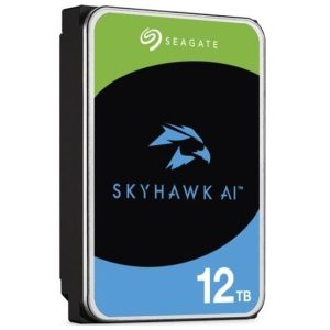 Seagate Skyhawk AI ST12000VE003 12TB 3.5'' HDD Surveillance Drives; SATA 6GB/s Interface; 256MB Cache; RPM: 7200; 512e; 5 Year l