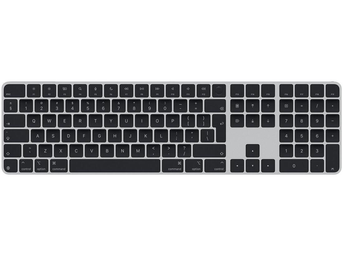 Magic Keyboard With Touch Id And Numeric Keypad For Mac Models With Apple Silicon - International English - Black Keys