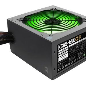 Aerocool KCAS PLUS Gold 650W RGB PSU - ATX 24 PIN; 2x 4+4PIN CPU; 6x SATA; 3x PATA; 2x PCIe 6+2PIN.