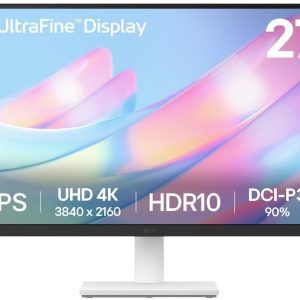 LG UltraFine 27" IPS 4K UHD White Monitor