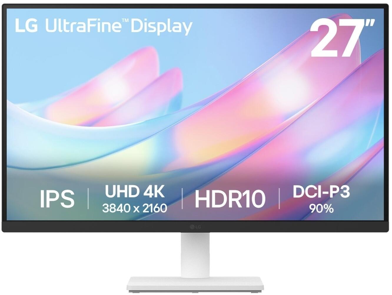 LG UltraFine 27" IPS 4K UHD White Monitor