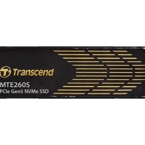 TRANSCEND 4TB MTE260S PCI-E GEN 5X4 M.2 NVMe 2280 SSD 3D NAND -14500 MB/s Read 13500 MB/s Write- Graphen Heat Spreader -3000TBW