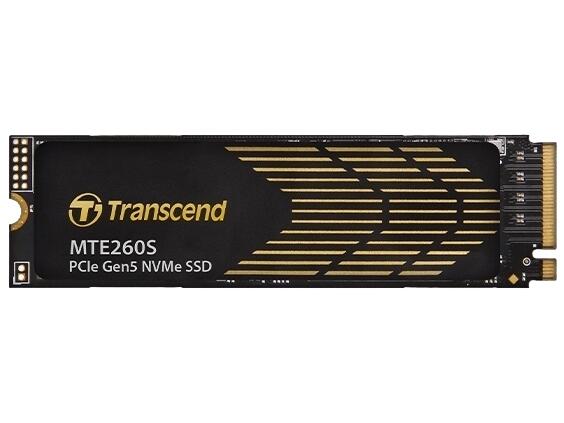 TRANSCEND 4TB MTE260S PCI-E GEN 5X4 M.2 NVMe 2280 SSD 3D NAND -14500 MB/s Read 13500 MB/s Write- Graphen Heat Spreader -3000TBW