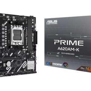 ASUS Motherboard/mATX/AM5/DDR5/2xDIMM/Max.128GB/1xPCIe4x16/1xPCIe3x1/ 1xM.2/4xSATA/1xDP/1xHDMI.