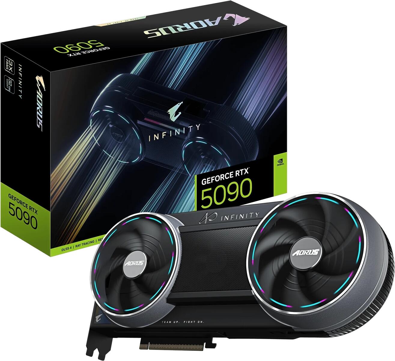 GIGABYTE nVidia GeForce RTX 5060Ti Aero OC 8GB - 8GB GDDR7; 128-Bit Memory Bus; 1x HDMI; 3x DisplayPort .
