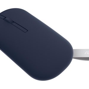 Asus MD100 Marshmallow Wireless Mouse - Wireless, Bluetooth 5.0 and RF 2.4GHz with Dongle Support Connectivity, 10m RF Distance, Optical Tracking, Up to 1600dpi Resolution, 1x AA B