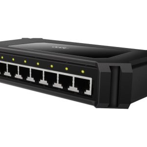 Desktop/Wall-mountable, 8-port 10/100Mbps, Plug and Play, 5v PSU included