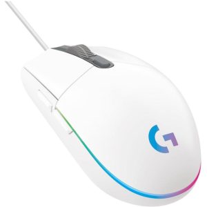 Logitech Gaming G102 LightSync RGB Mouse 200DPI to 6000DPI adjustable optical sensor;White