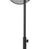 Mellerware 40cm Black Pedestal Steel Fan