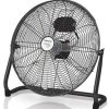 Mellerware Steel Black Hi Velocity 45cm 3 Speed Floor Fan