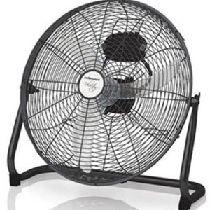 Mellerware Steel Black Hi Velocity 45cm 3 Speed Floor Fan