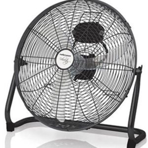 Mellerware Steel Black Hi Velocity 40cm 3 Speed Floor Fan