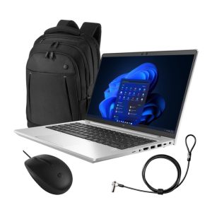 HPIC HP EliteBook 640 G9 Core i5-1245U 16GB (1x16GB) DDR4 512GB Pcle SSD 14.0 FHD AGUWVA LED250fWAN Win 11 Pro 64 DIB HP Business Backpack DIB HP 128 LSR USB Wired Mouse DIB HP…