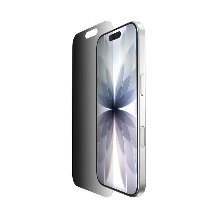 Belkin - ScreenForce InvisiGlass Privacy Treated Screen Protector for Apple iPhone 17 - Dark Privacy (Easy Align Tray for Bubble Free Application Included)