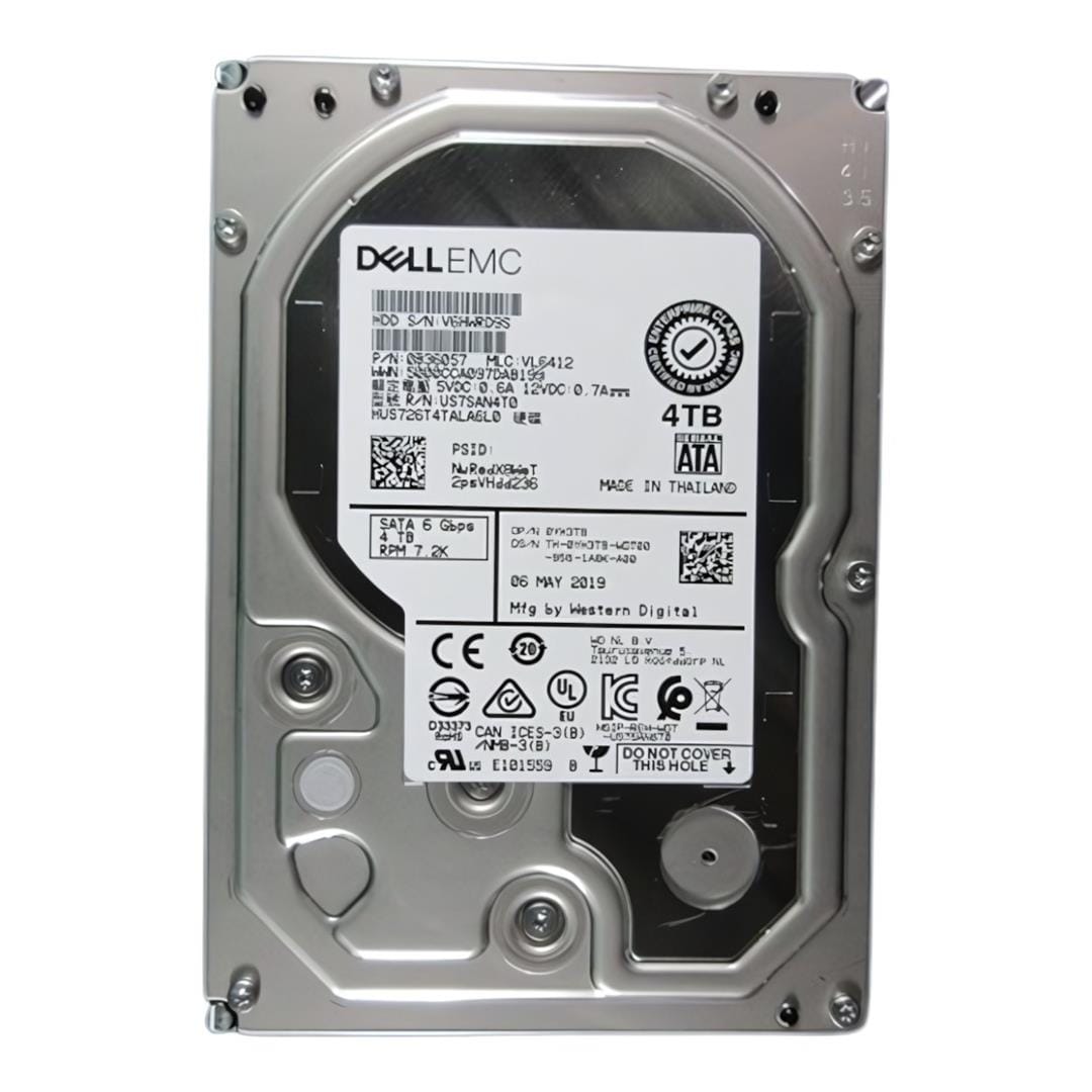 Dell 4TB Hard Drive SATA 6Gbps 7.2K RPM 512n 3.5in CK
