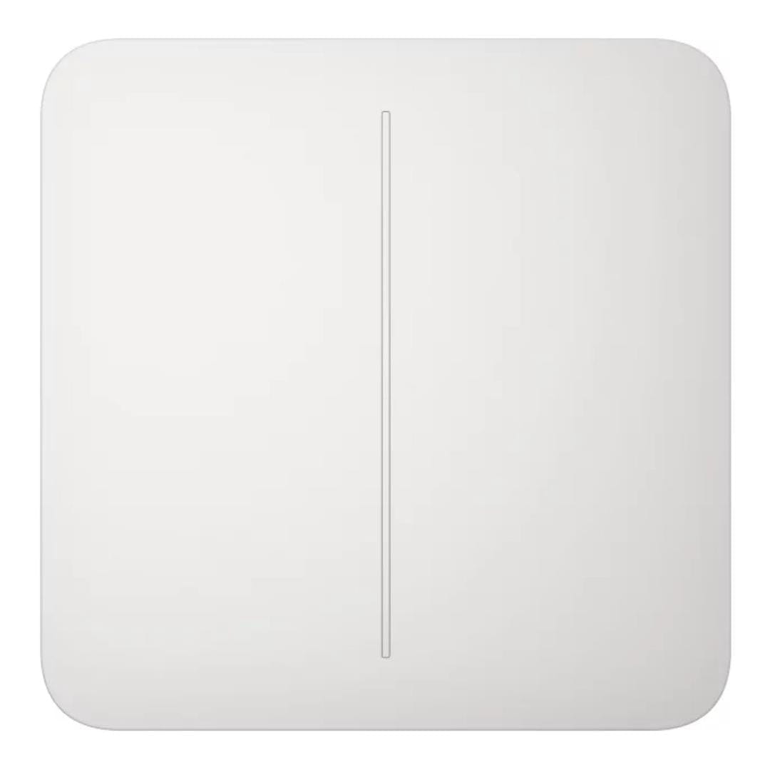 AJAX Security - White SoloButton 2-GANG | AJAX-SB-2-GANG-W