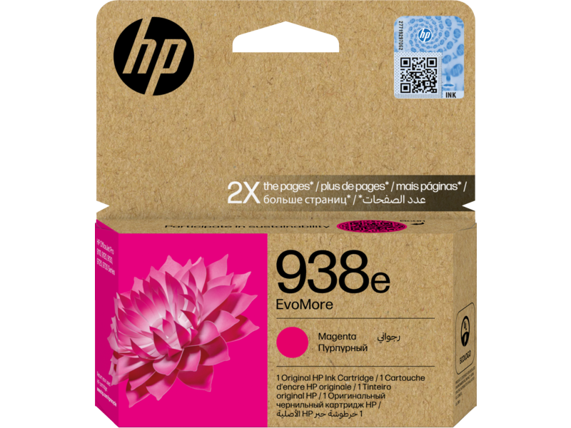 HP 938E EVOMORE MAGENTA ORIGINAL INK CARTRIDGE