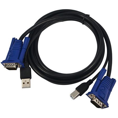 ATEN 8-Port Cat 5 KVM Switch W/Daisy-Chain/W/(US/EU/OUT) CORD ATEN ALTUSEN - 8-Port Multi-Interface (DisplayPort; HDMI; DVI; VGA