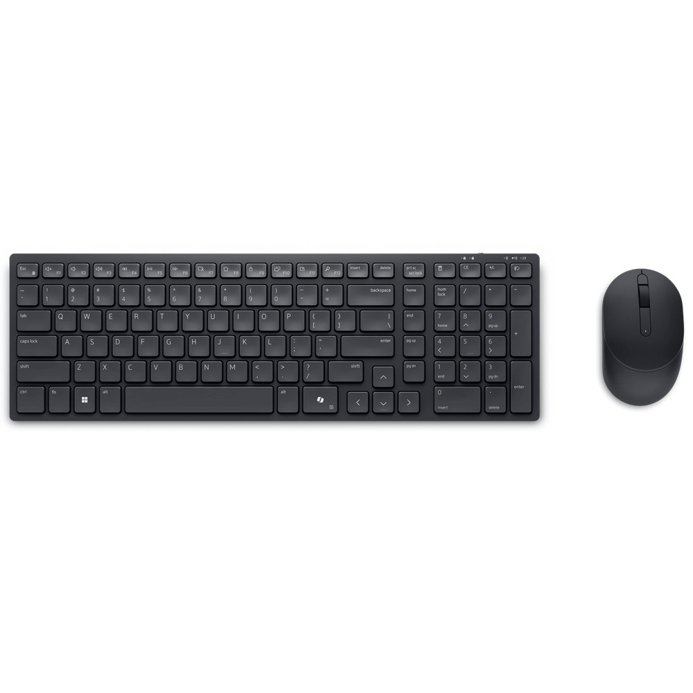 Dell Pro Compact Silent Keyboard and Mouse - KM555 - US International (QWERTY)