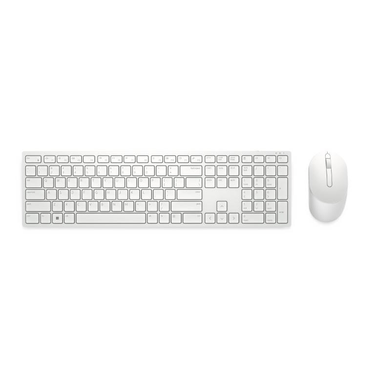 Dell Pro Keyboard and Mouse - KM5221W - US International (QWERTY) - White