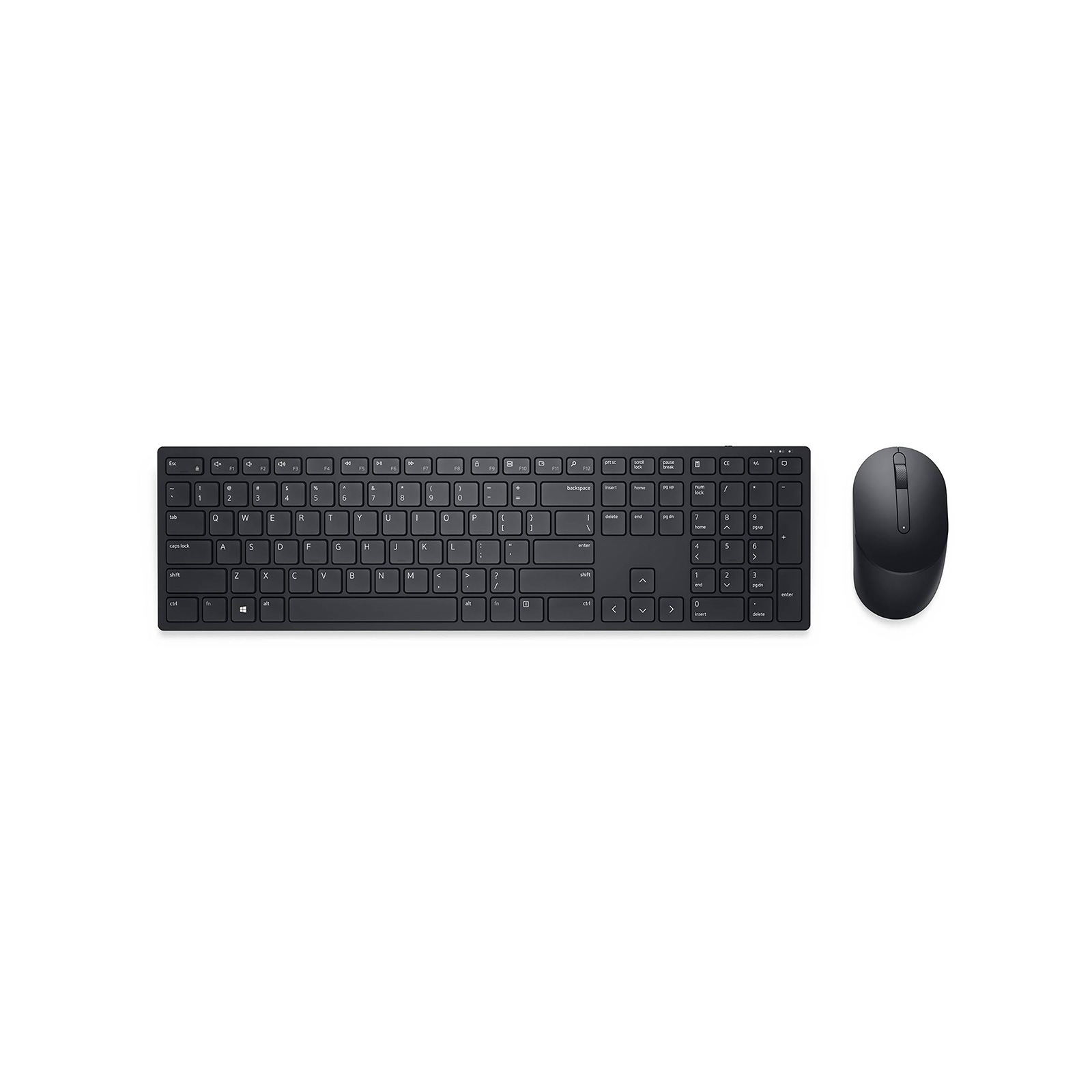 Dell Pro Keyboard and Mouse - KM5221W - US International (QWERTY) - Black