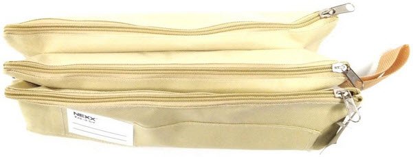 Nexx Fabric 3 Pocket 33cm Pencil Bag
