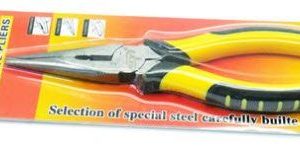Aiyi Basic 6 Inch Long Nose Pliers and Side Cutter Combination with Anti slip handle