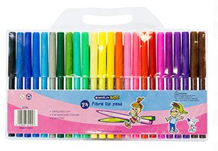 Marlin Kids Fibre Tip Pens 24