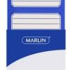 Marlin Blue Border 60 Pack School Labels