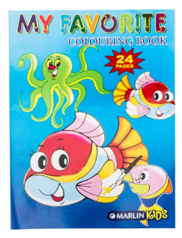 Marlin Kids Favourite Colouring Book 24 page