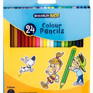 Marlin Kids Long 24 Pack Colour Pencils