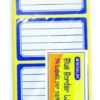 Marlin Colour Border School Labels