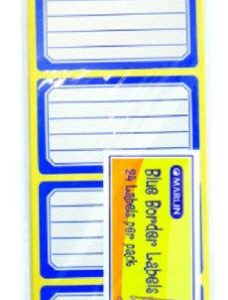 Marlin Colour Border School Labels
