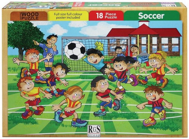 RGS 18pc Soccer Wooden Puzzle