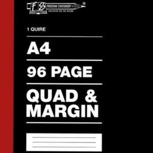 Freedom A4 Counter Book 1 Quire 96 Pages Quad And Margin